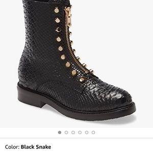 Jeffrey Campbell snakeskin boots - never worn